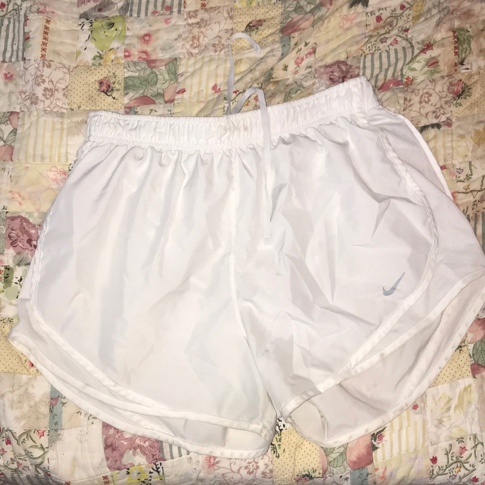 White Nike Shorts